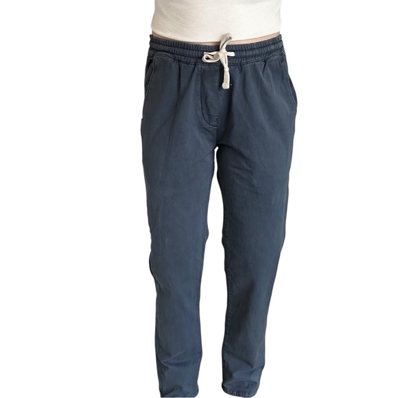 Marine Layer Pants Saturday Slim Fit Straight Twill Pant Blue Gray Size Medium - Picture 1 of 9